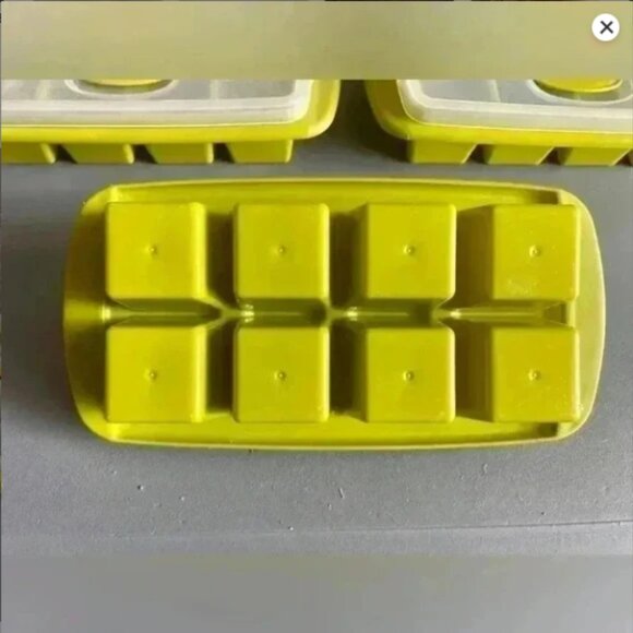 Set of 3 Joie 8 Compartment Snack Tray With Vented Lid Olive Green - Picture 5 of 5